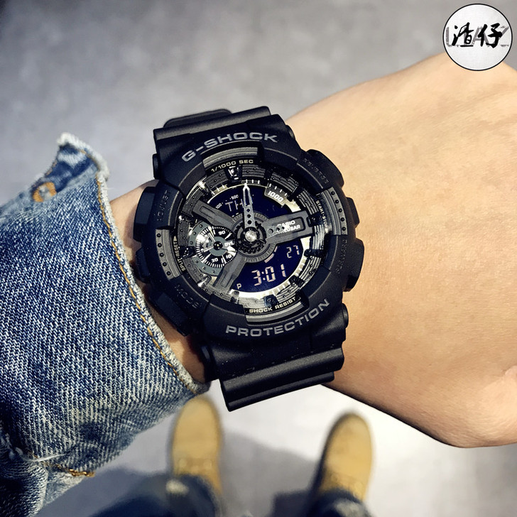CASIO卡西欧G-SHOCK防水手表GA-110-1BG