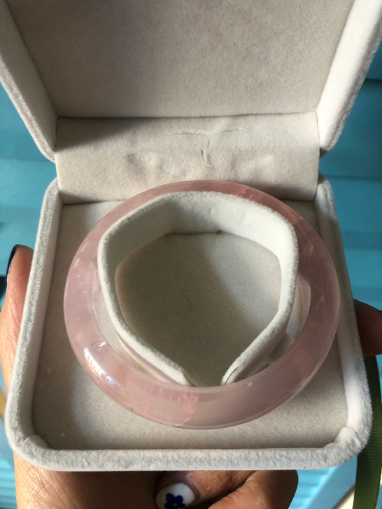 粉水晶手镯