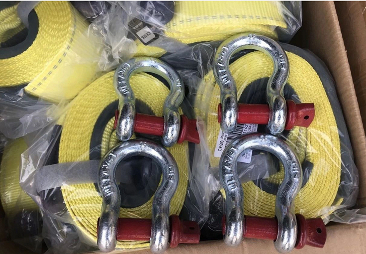 cess全套越野工具10吨6米拖车绳大号美式拖车钩全新