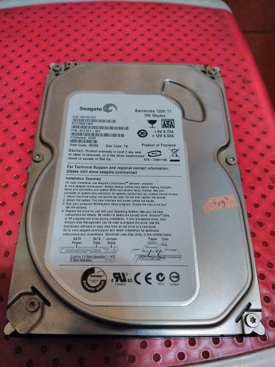 原装Seagate/希捷ST3160813AS160G台式机串口硬盘