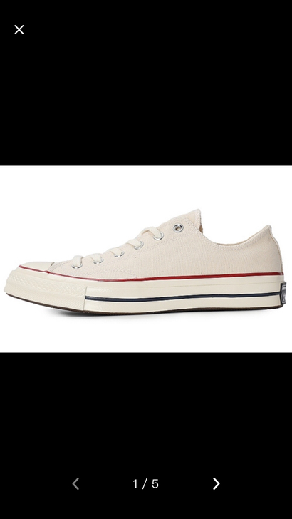 converse匡威1970s米白色低帮1620